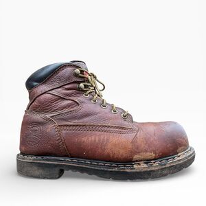Irish Setter Farmington Steel Toe 6-Inch Red Wing Shoes Boots Men's Size 8.5 E2